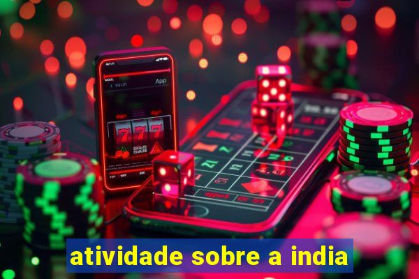 atividade sobre a india